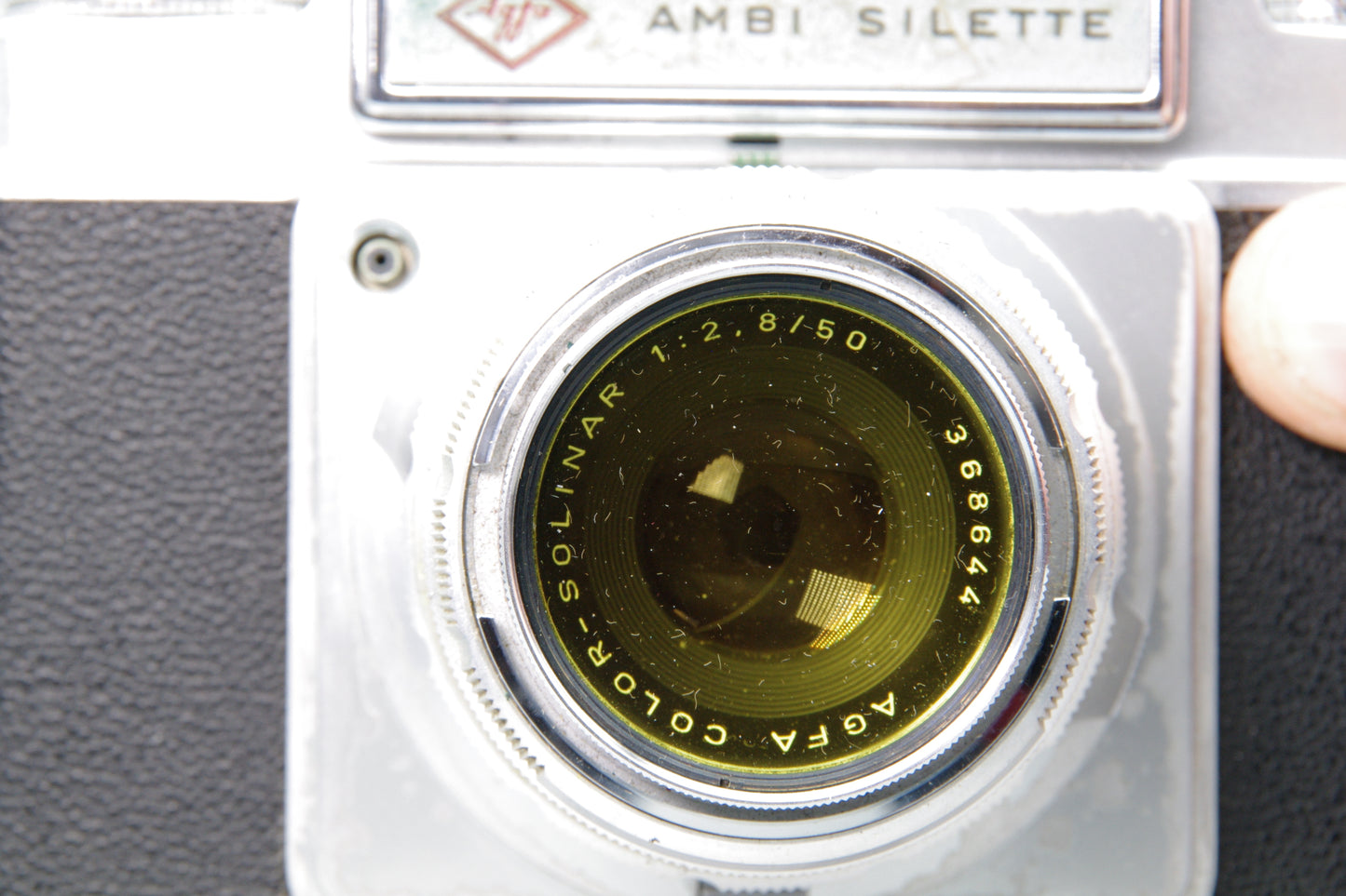 Agfa Ambi Silette 35mm Rangefinder Camera with Case Very Good Condition