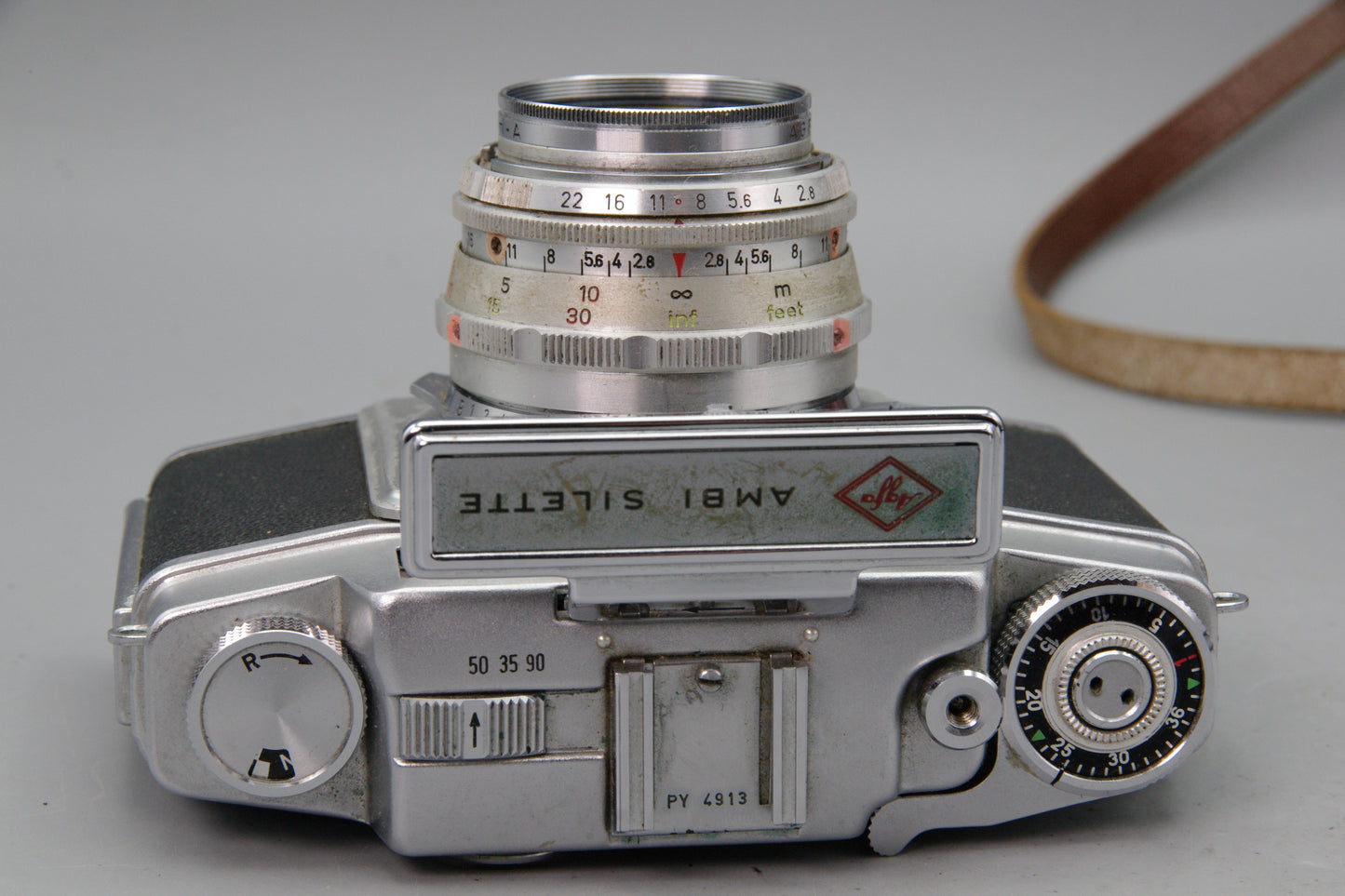 Agfa Ambi Silette 35mm Rangefinder Camera with Case Very Good Condition