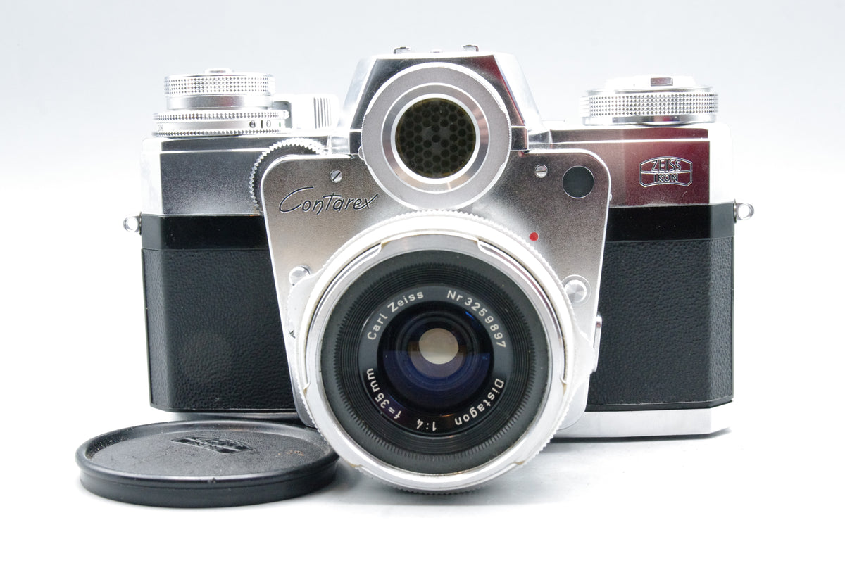 Zeiss Ikon Contarex Bullseye 35mm SLR Camera Distagon 35mm f4 Excellent
