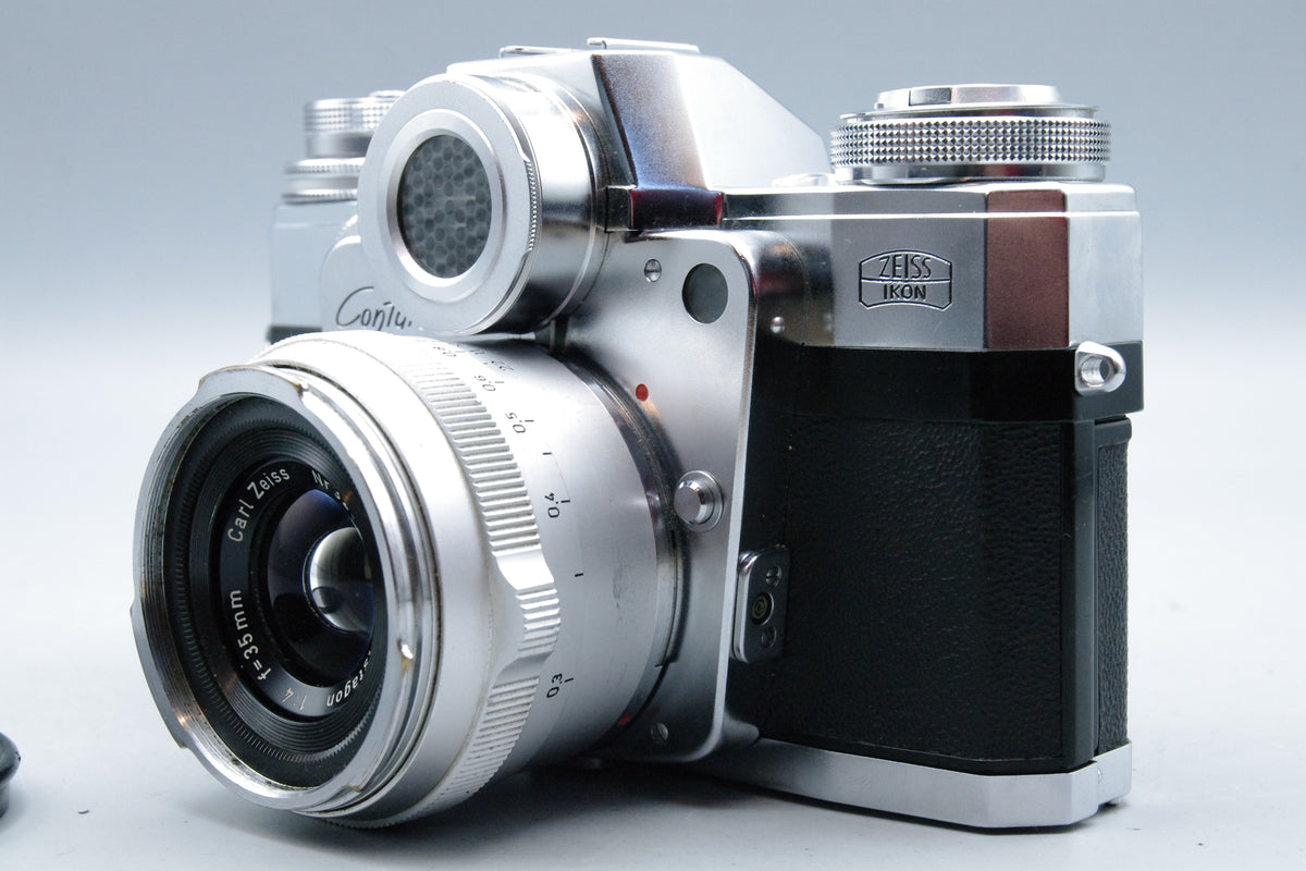 Zeiss Ikon Contarex Bullseye 35mm SLR Camera Distagon 35mm f4 Excellent