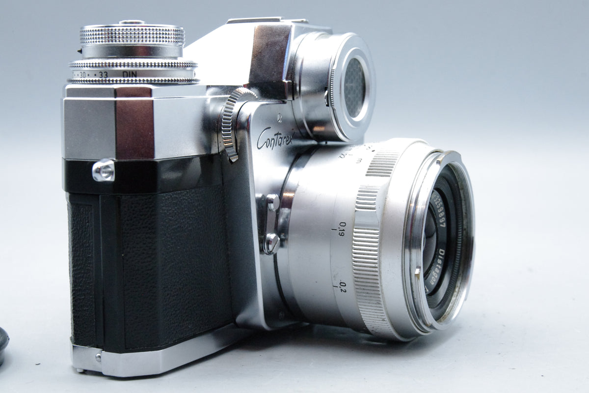 Zeiss Ikon Contarex Bullseye 35mm SLR Camera Distagon 35mm f4 Excellent
