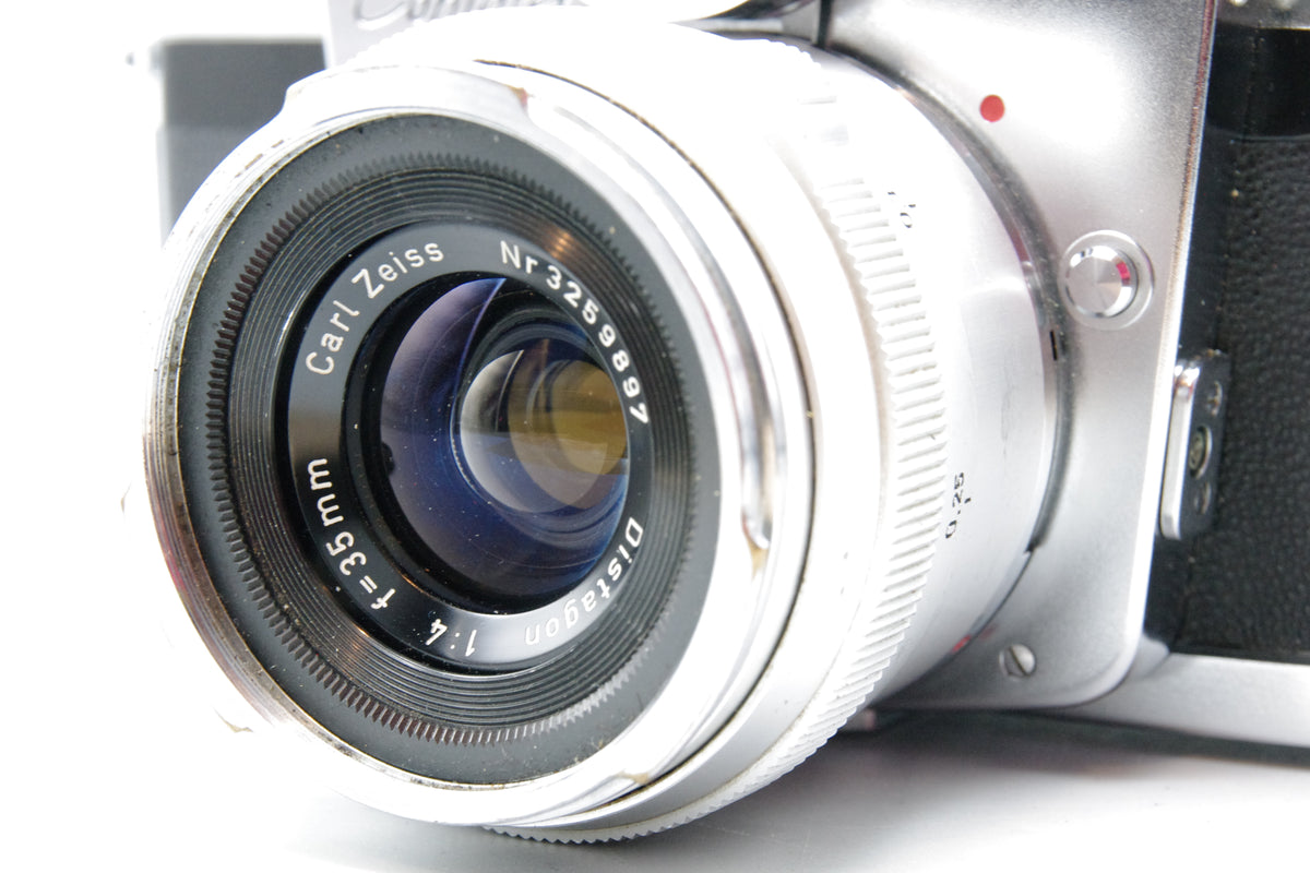 Zeiss Ikon Contarex Bullseye 35mm SLR Camera Distagon 35mm f4 Excellent