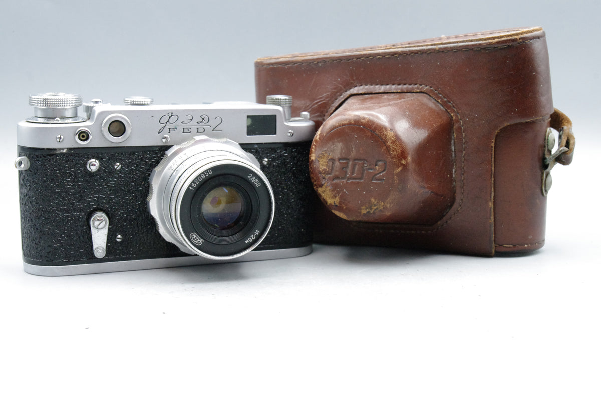 FED‑2 35mm Rangefinder Camera with FED 52mm f/2.8 Lens – Excellent Condition