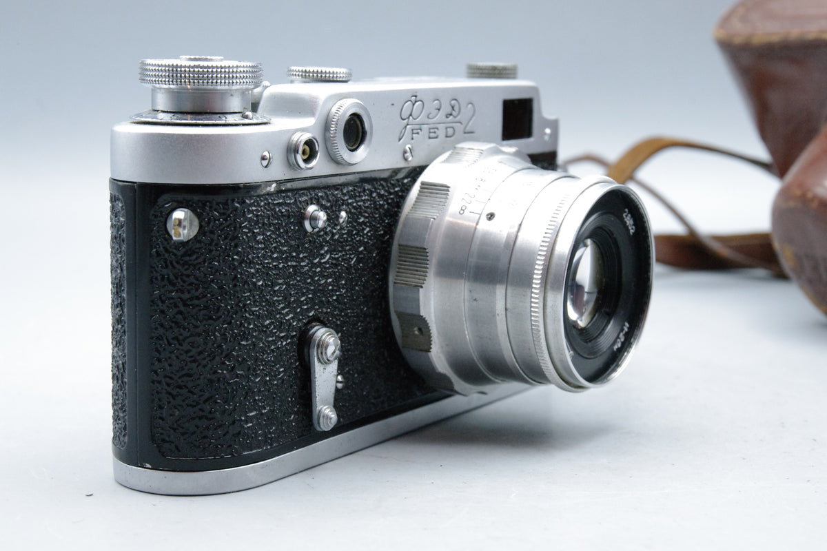 FED‑2 35mm Rangefinder Camera with FED 52mm f/2.8 Lens – Excellent Condition