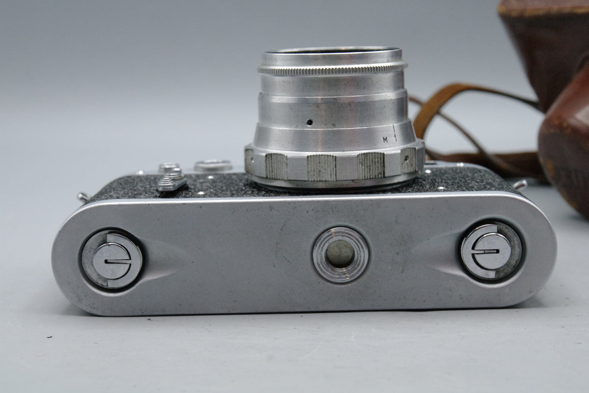 FED‑2 35mm Rangefinder Camera with FED 52mm f/2.8 Lens – Excellent Condition