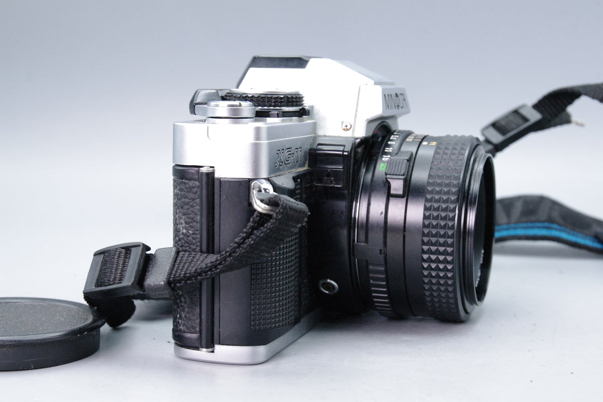 Minolta XG‑M 35mm SLR + MD 50mm f/1.7 Lens – Excellent
