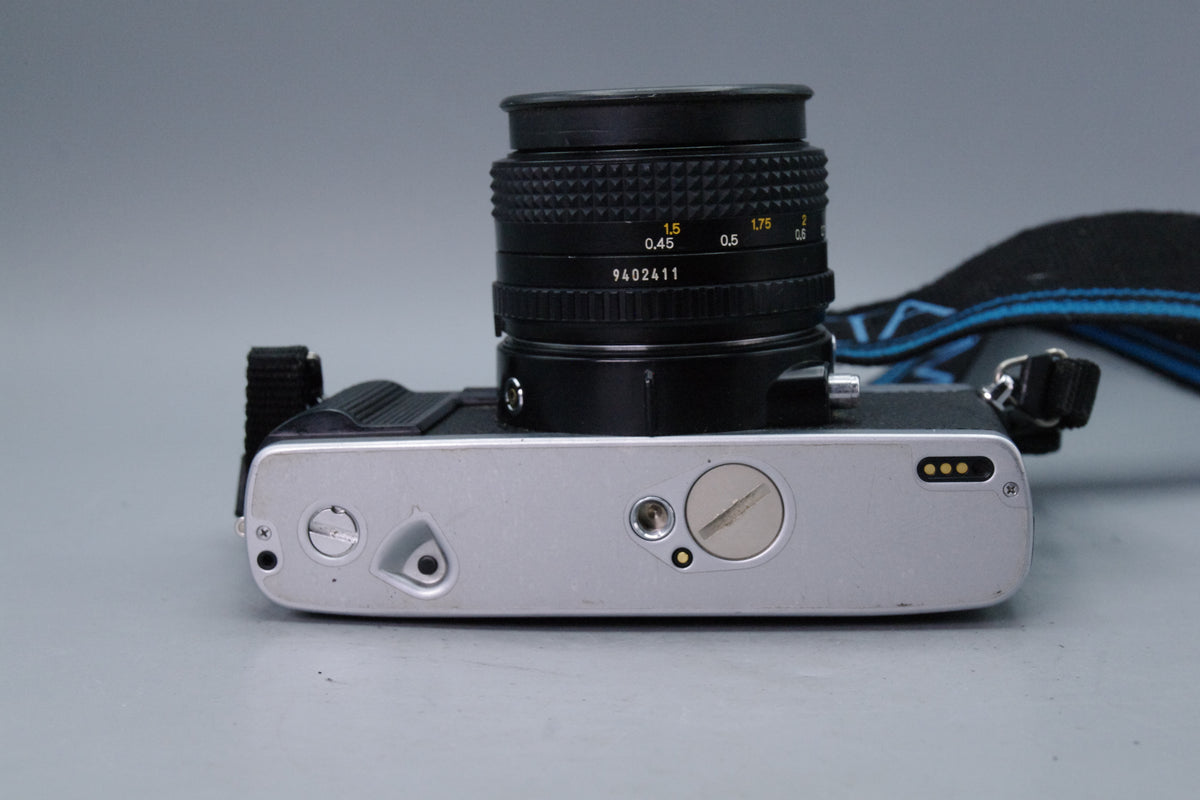 Minolta XG‑M 35mm SLR + MD 50mm f/1.7 Lens – Excellent