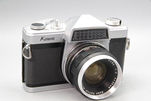 Kowa Model E SLR with 50mm f/2 Lens Shutter Working