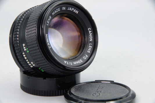 Canon FD 50mm f/1.4 Standard Lens - Excellent