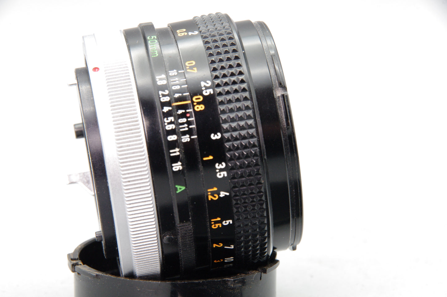 Canon FD 50mm f/1.8 S.C. Prime Lens Manual Focus with Caps – Tested Exc