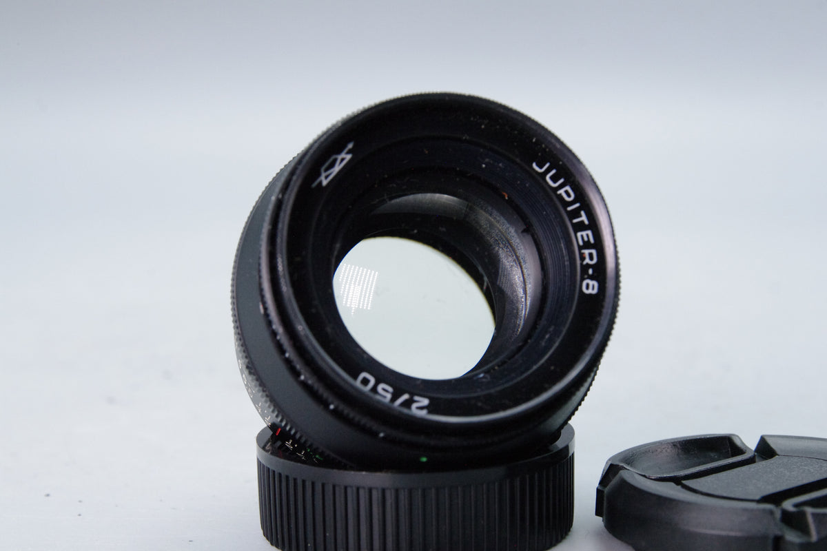 Jupiter-8 50mm f/2 Lens – M39 LTM – Soviet – Clean Optics