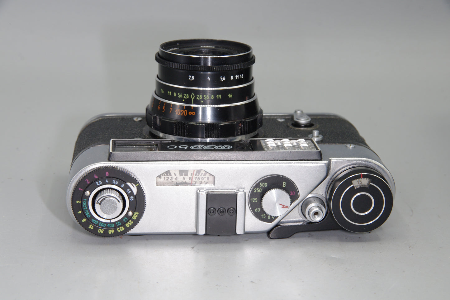 FED 5C Rangefinder Camera with Industar 55mm f/2.8 Lens – USSR Vintage