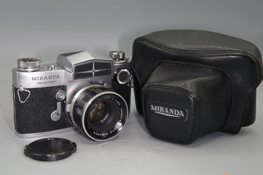 Miranda Sensorex 35mm SLR Camera with 50mm f/1.9 Lens &amp; Case – Vintage