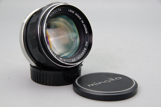 Minolta MC Rokkor-PF 58mm F1.4 Lens – MD Mount – Vintage - Excellent
