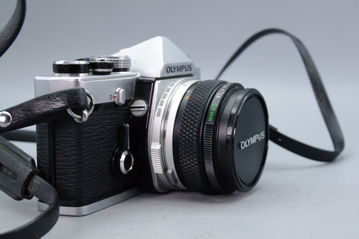 Olympus OM‑1N 35mm SLR Film Camera + Zuiko 50mm f/1.8 Lens – Very Good
