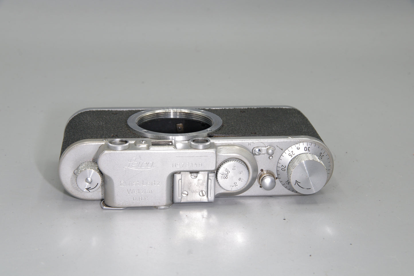 Leica II 35mm Rangefinder Camera 1932 Chrome Serial 78149 Vintage Tested