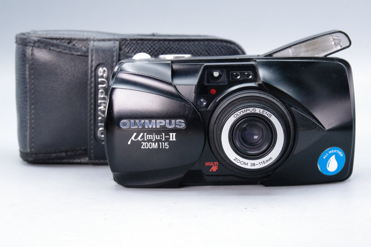 Olympus MJU II Zoom 115 35mm Film Camera with Case – Tested – VGC