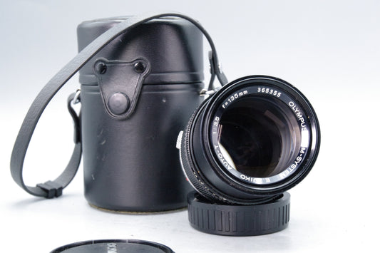Olympus OM E.Zuiko 135mm f/3.5 Lens Excellent Condition OM Mount with Case