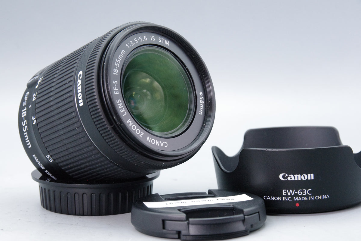 Canon EF-S 18-55mm f3.5-5.6 IS STM Zoom Lens Hood  Excellent Tested
