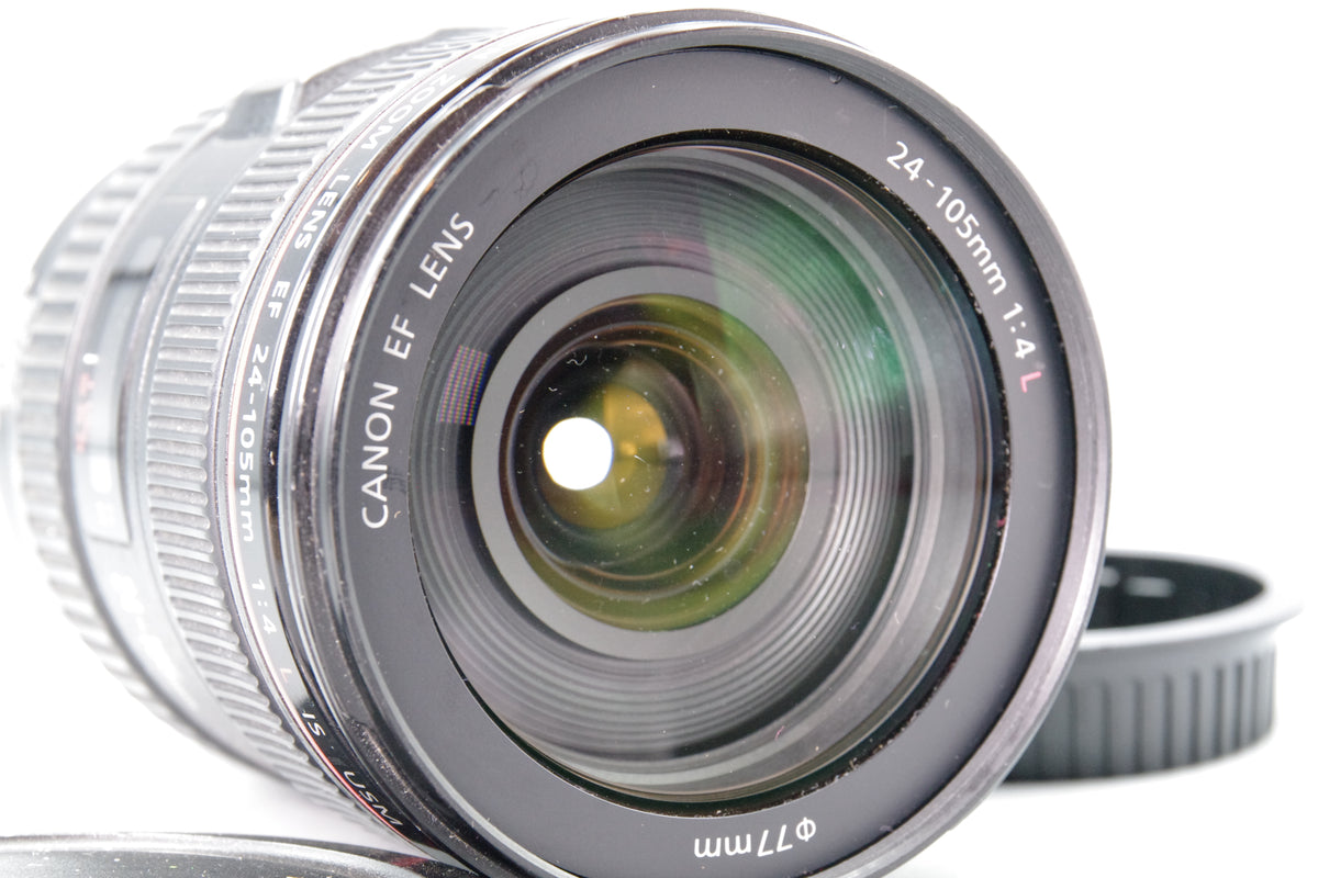 Canon EF 24-105mm f4 L IS USM Zoom Lens Front Rear Caps Tested Working
