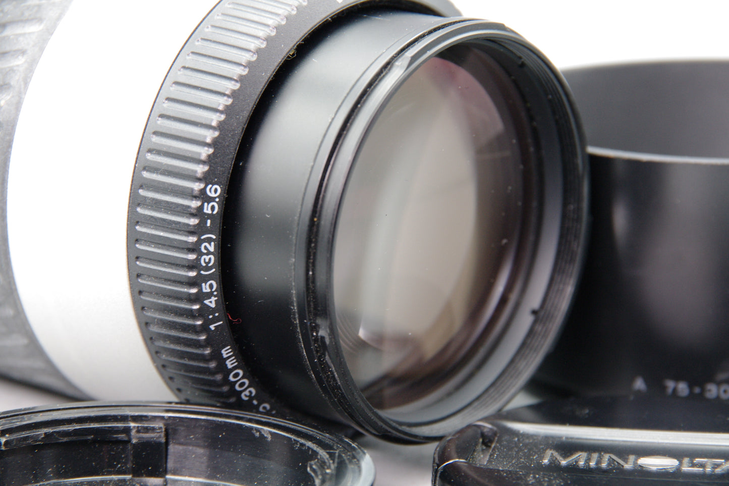 Minolta 75–300mm AF Zoom A‑Mount Lens with Hood – Very Good Condition
