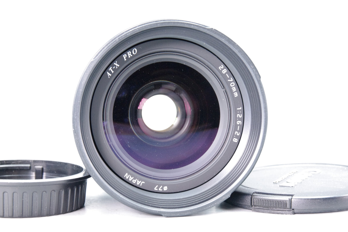 Tokina AT-X PRO 28-70mm f2.6-2.8 Zoom Lens Canon EF Mount Front Rear Caps Tested