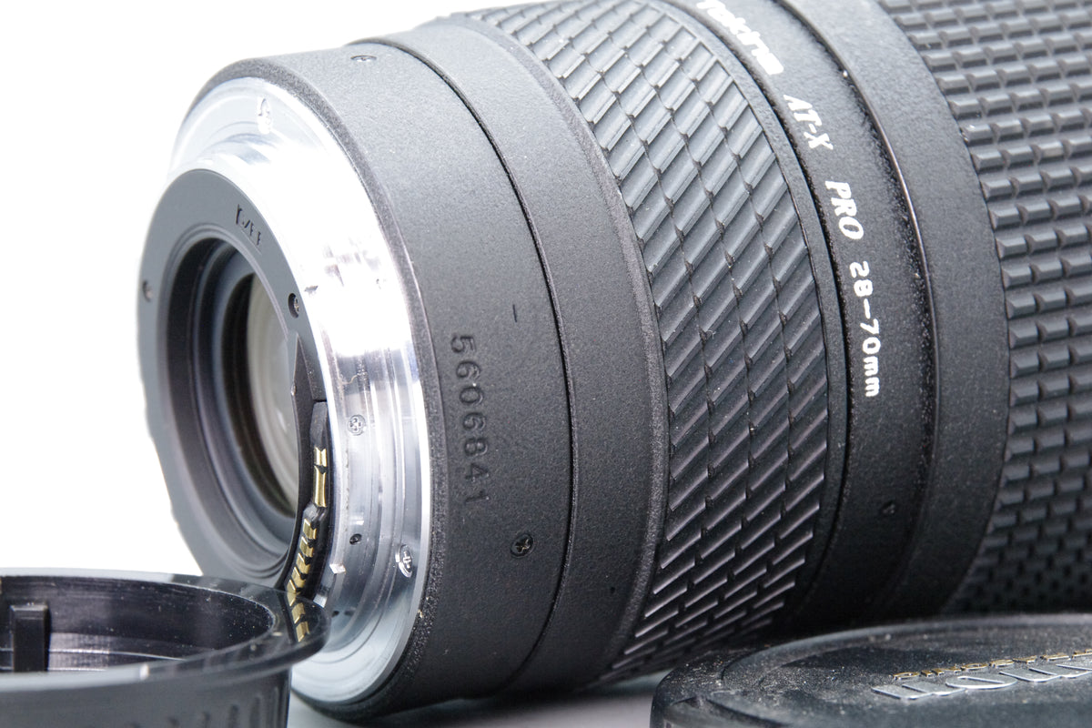 Tokina AT-X PRO 28-70mm f2.6-2.8 Zoom Lens Canon EF Mount Front Rear Caps Tested