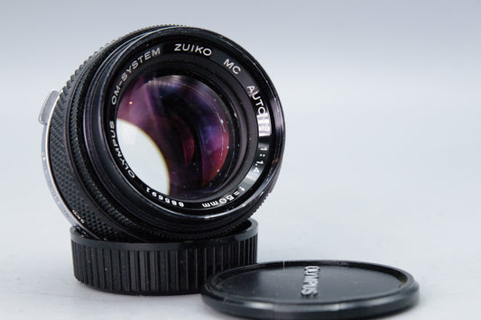 Olympus OM Zuiko Auto‑S 50mm f1.4 Lens Olympus OM Mount Fast Prime - Serviced