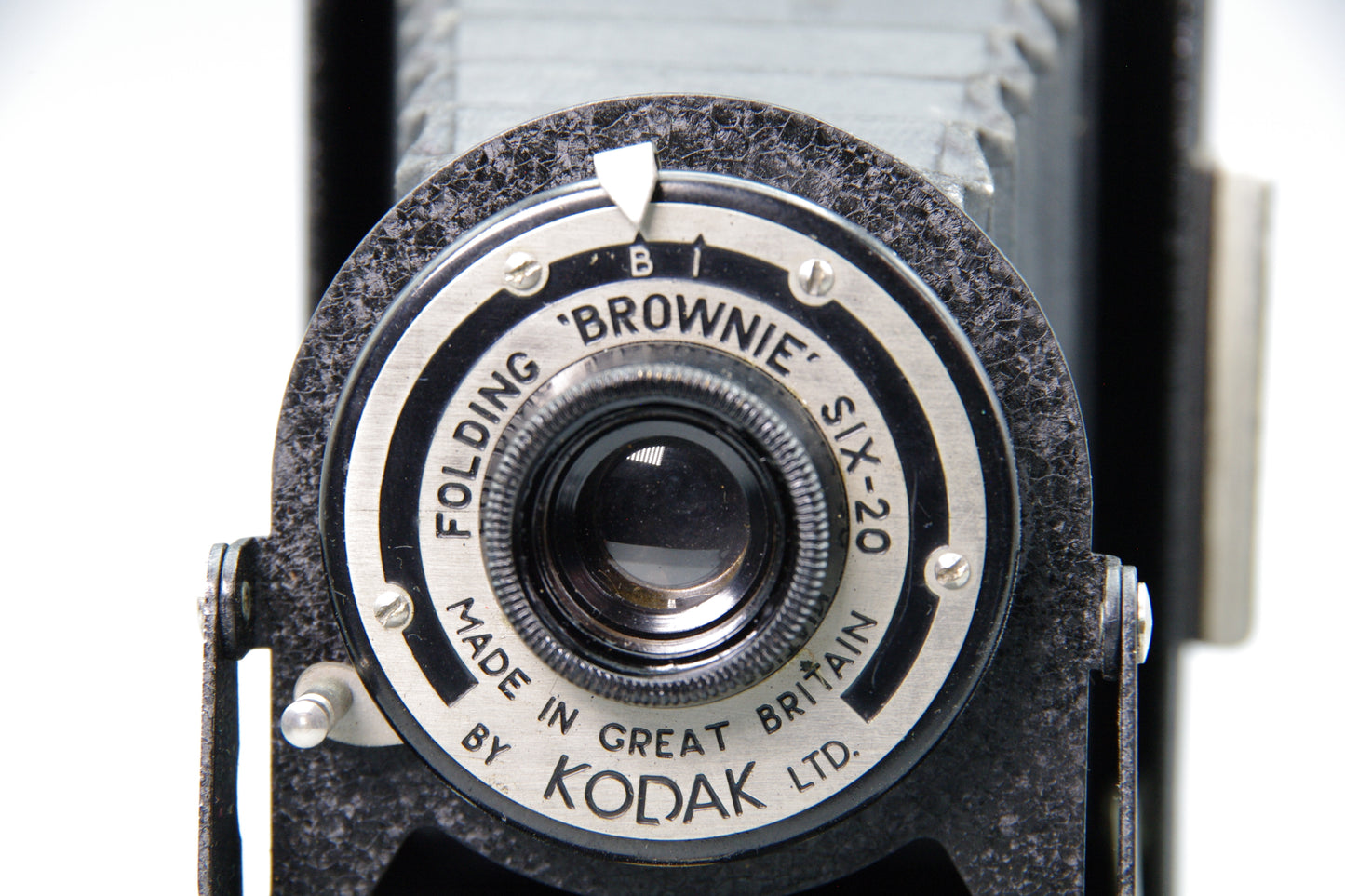 Kodak Folding Brownie Six‑20 with Case and Box – Very Good Condition