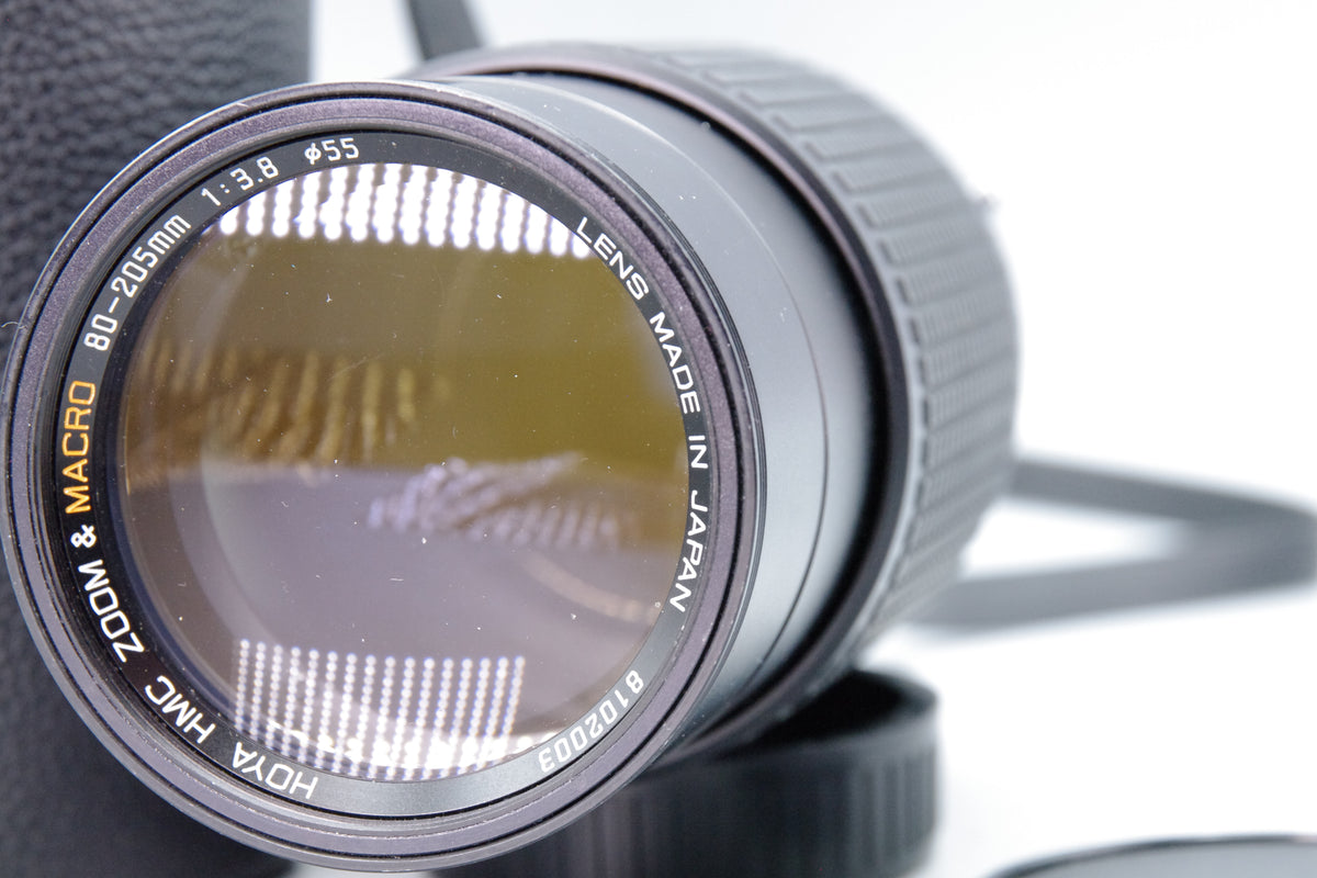 Hoya HMC Zoom Macro 80-205mm f3.8 Telephoto Lens Olympus OM Mount
