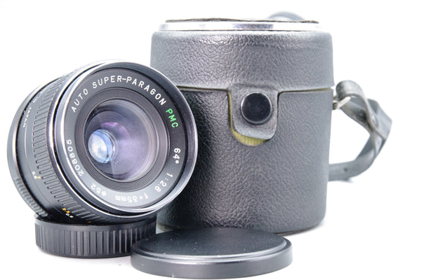 Auto Super-Paragon PMC 35mm f2.8 Wide Angle Lens Pentax K Mount Case Tested