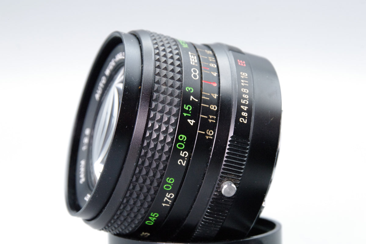 Vivitar 24mm f2.8 Auto Wide-Angle Lens Konica AR Mount Caps Tested