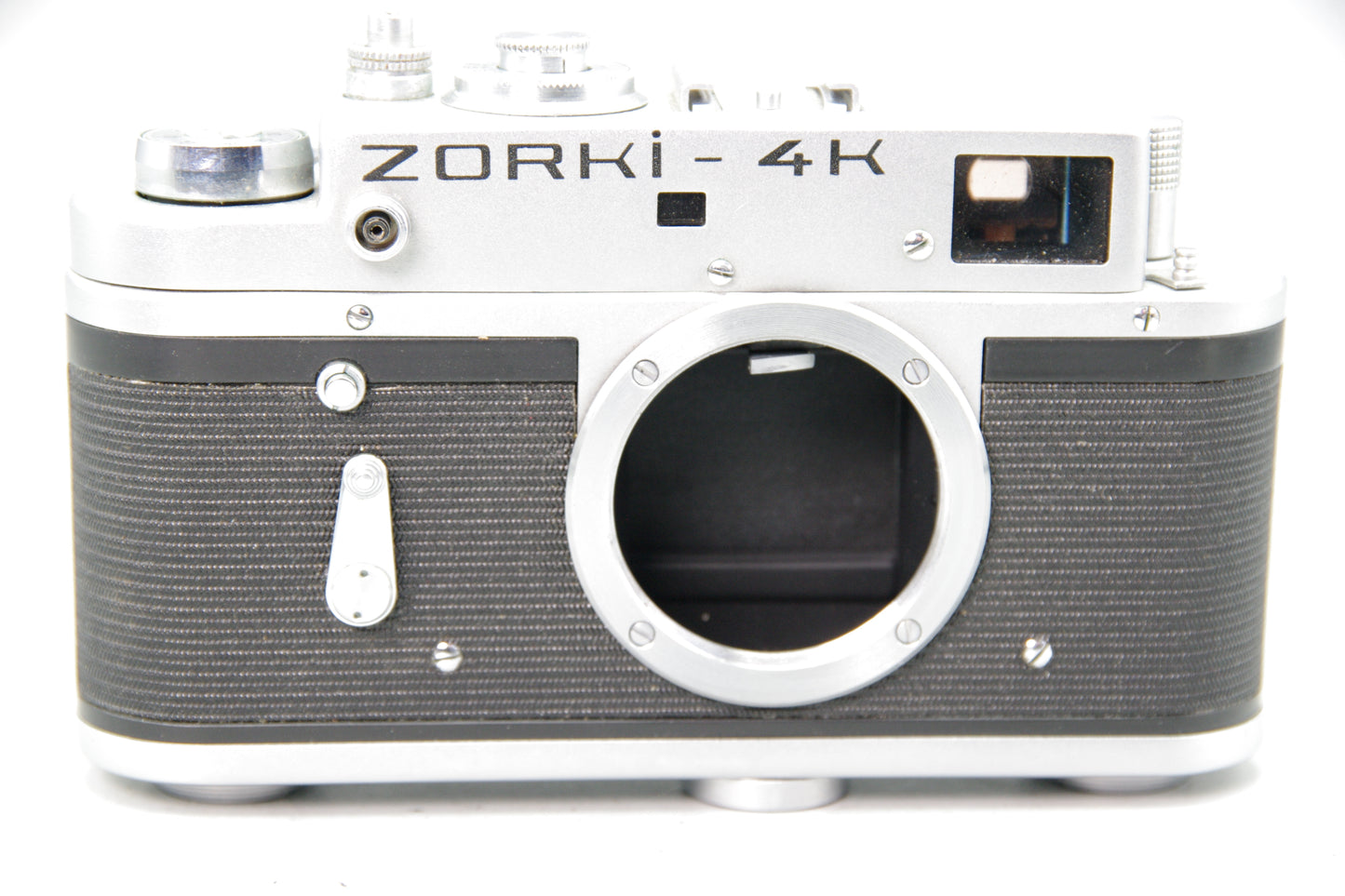 Zorki‑4K 35mm Rangefinder Camera Body Only – Shutter Sticking Below 1/60