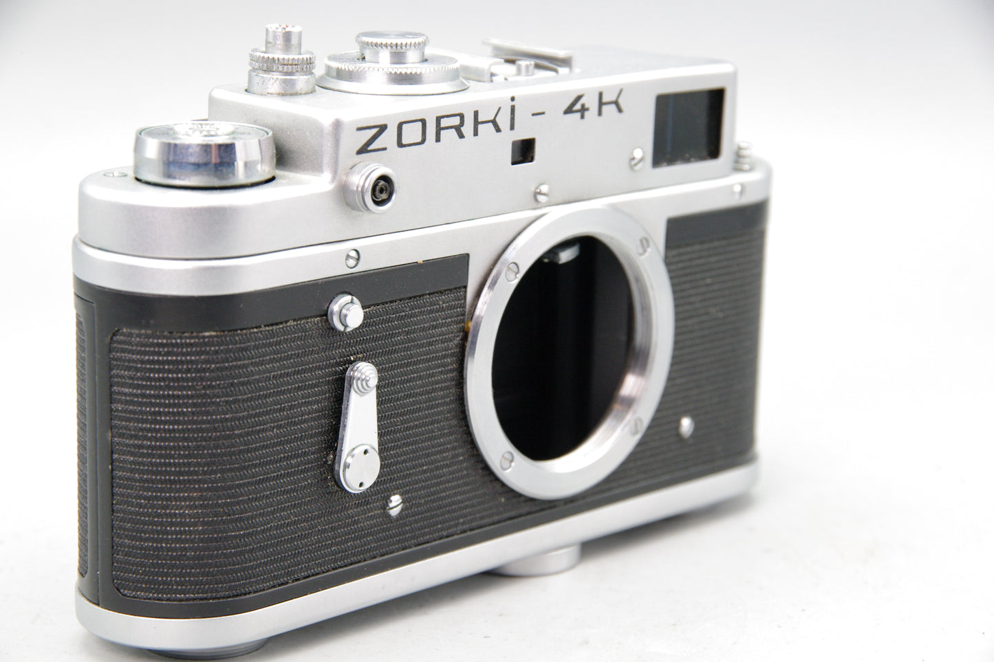 Zorki‑4K 35mm Rangefinder Camera Body Only – Shutter Sticking Below 1/60