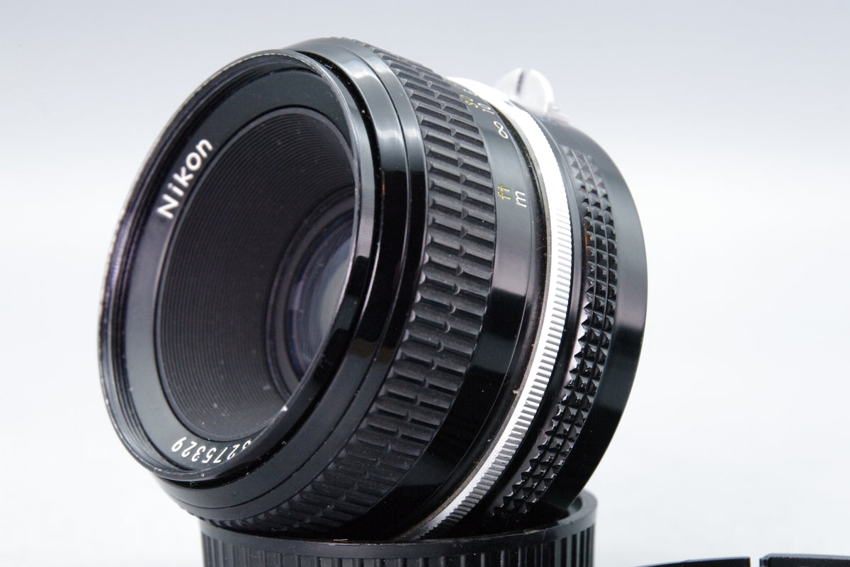 Nikon Nikkor 50mm f/2 Pre‑AI Lens – Nikon F Mount – Manual Focus – Excellent