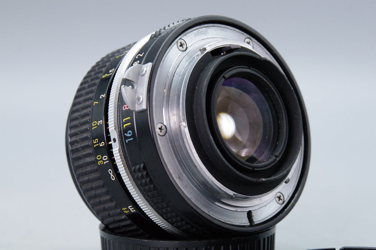 Nikon Nikkor 50mm f/2 Pre‑AI Lens – Nikon F Mount – Manual Focus – Excellent