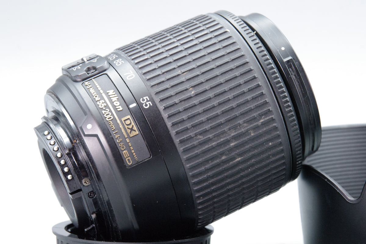 Nikon AF-S DX VR 55–200mm f/4–5.6G ED Lens – Telephoto – EXC Tested