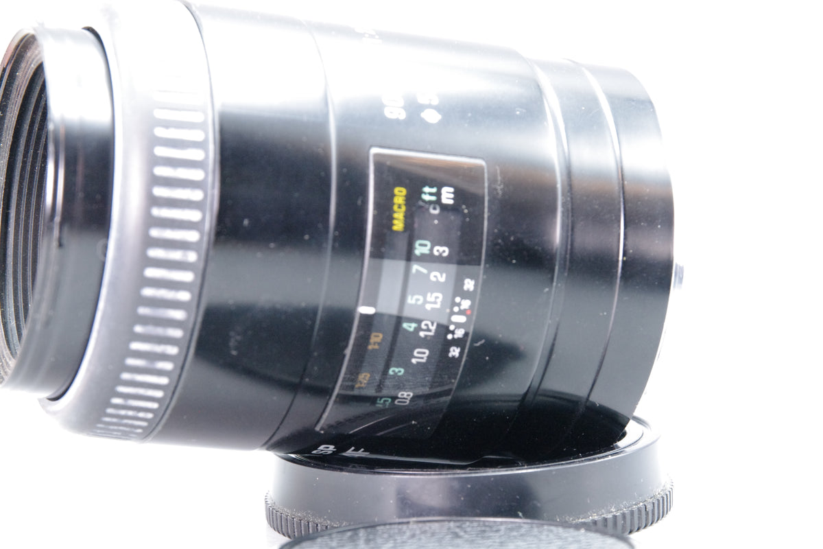 Tamron SP 90mm f2.5 Macro Lens 52EM Minolta Sony A Mount Front Rear Caps Tested