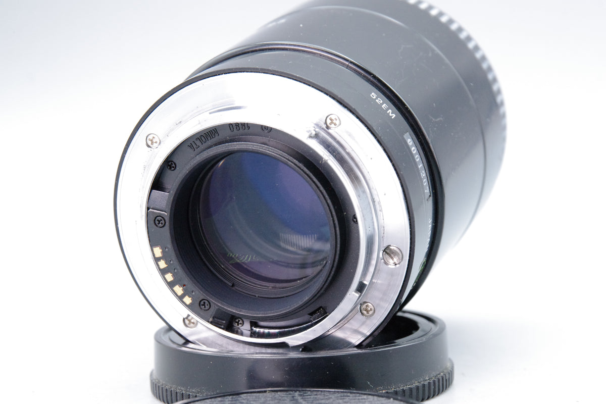Tamron SP 90mm f2.5 Macro Lens 52EM Minolta Sony A Mount Front Rear Caps Tested