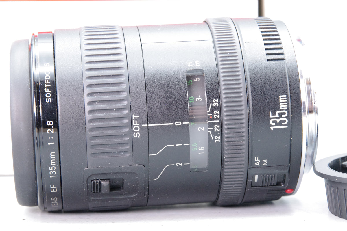 Canon EF 135mm f2.8 Soft Focus Portrait Lens Box Caps Tested - VGC