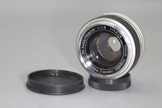 Topcon Tokyo Kagaku RE Auto-Topcor 58mm F/1.8 Exakta Mount Lens