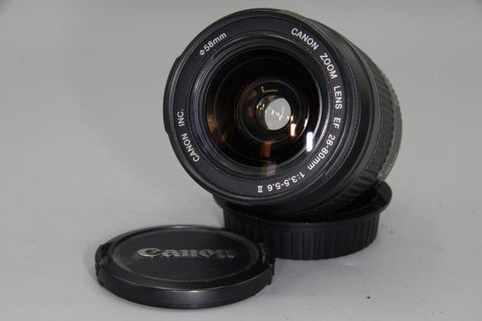 Canon EF 28–80mm f/3.5–5.6 II Lens – Autofocus Zoom – EF Mount – With Caps