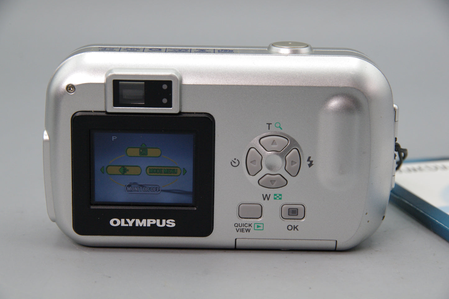 Olympus D-395 2.0MP Digital Camera with Instructions - Tested, VGC