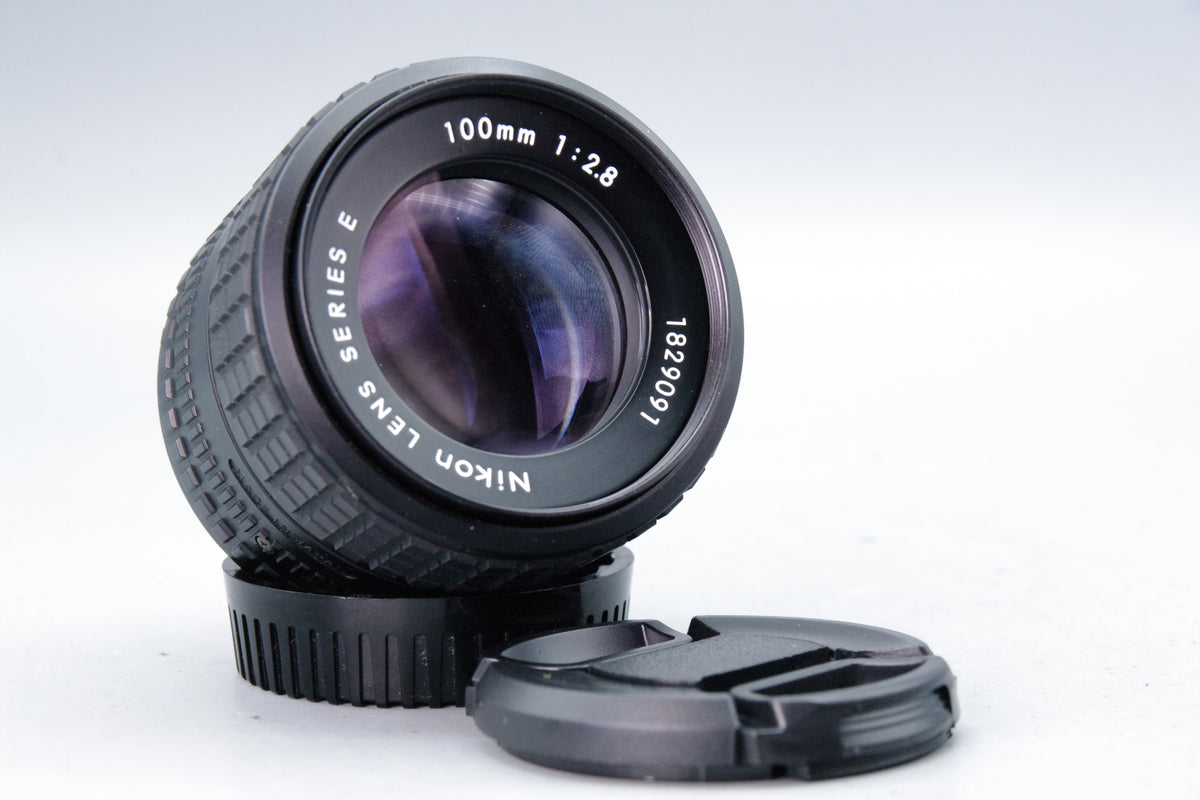 Nikon Series E 100mm f2.8 Manual Focus Lens Nikon F Mount Caps Tested