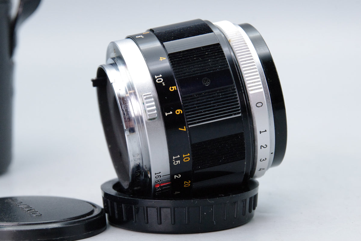 Olympus E.Zuiko Auto-Macro 38mm f3.5 Pen F Mount Lens Case Caps Tested