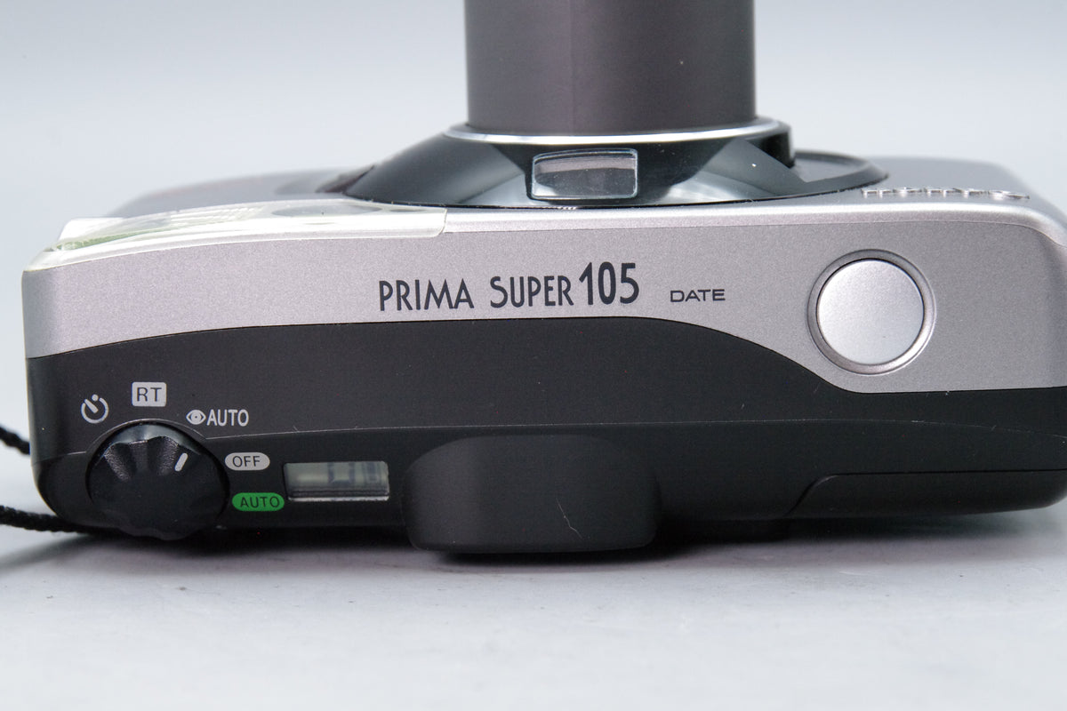 Canon Prima Super 105 Date AiAF 35mm Point Shoot Camera Soft Case Strap Tested