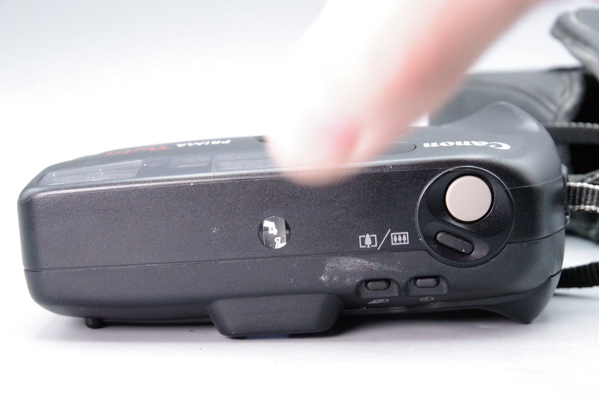 Canon Prima Twin 28/48mm Dual Lens 35mm Point Shoot Camera Soft Case Tested