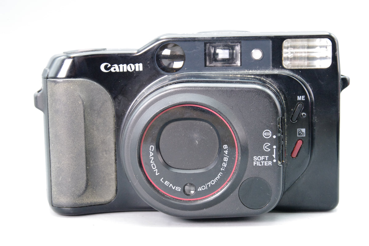 Canon Sure Shot Tele 35mm Film Camera – Tested & Working – Very Good Condition