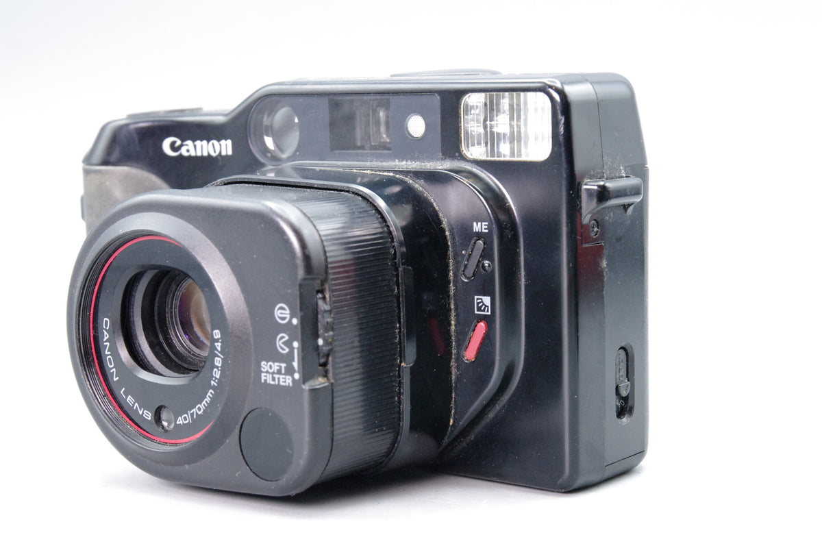 Canon Sure Shot Tele 35mm Film Camera – Tested & Working – Very Good Condition
