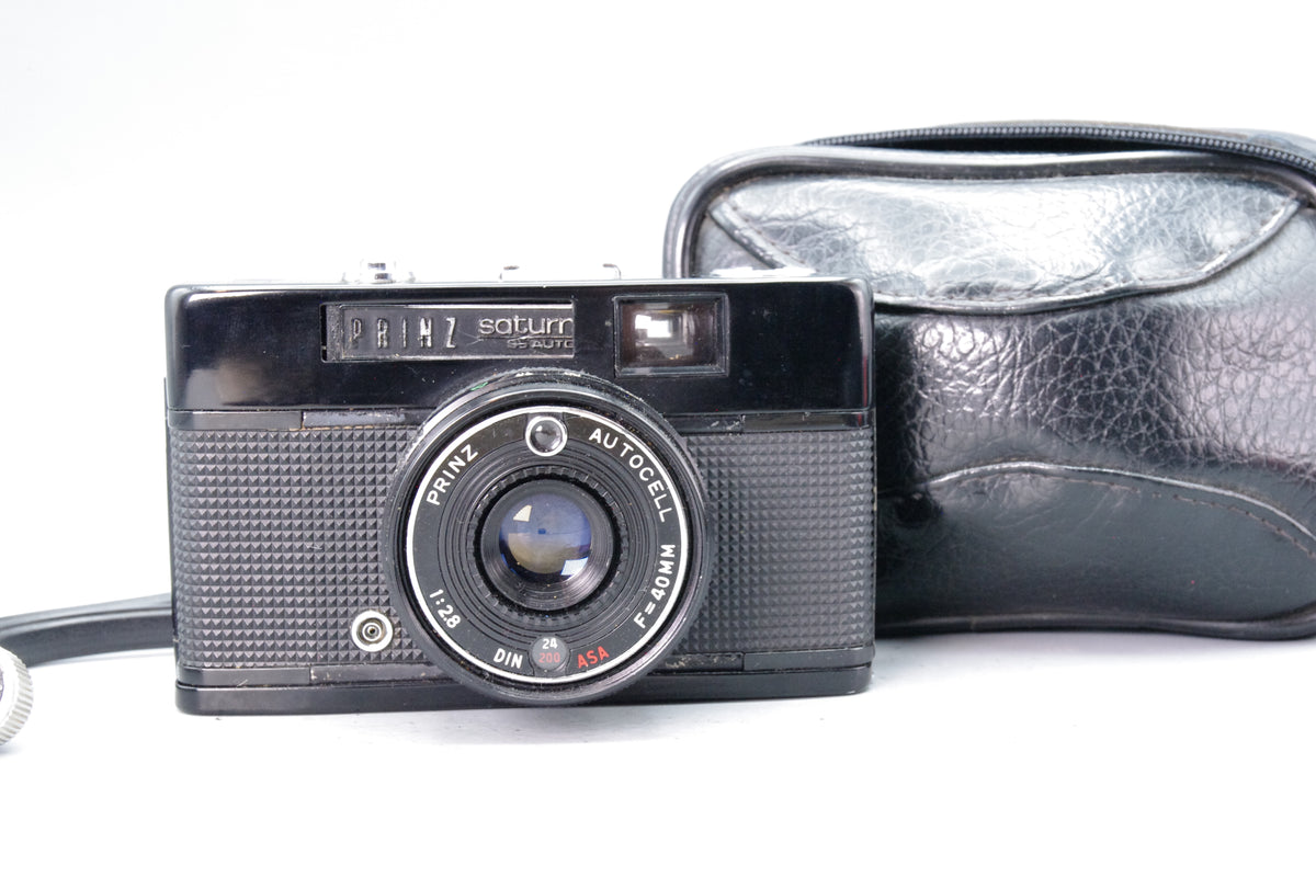 Prinz Saturn 35 Auto 40mm f2.8 Zone Focus 35mm Film Camera Soft Case Tested
